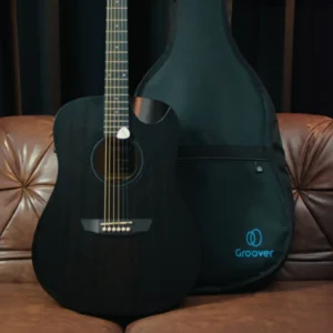 Kit Violão Strinberg Forest Fs4d Hcr Tobacco Satin Folk Eletroacústico Cordas De Aço Captador Embutido Acabamento Fosco Palheta E Bag Groover É Bom 
