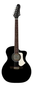 Violão Eletroacústico Tagima Rio Negro Bks Preto Fosco Material do diapasão Techwood Orientação da mão Destro É Bom