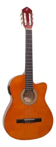 Violão eletroacústica Giannini Start NF-14 CEQ para destros natural bordo escurecido verniz brilhante É Bom