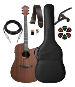 Violão El Tagima Folk Kansas Gran Reserva Aço Cp Luxo E Kit É Bom