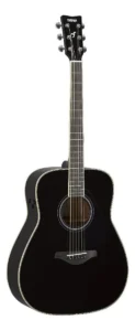 Violão acústico Yamaha TransAcoustic FG-TA para destros black brilhante É Bom