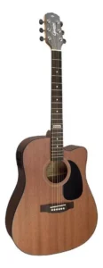 Violão Aço Eletroacústico Folk Giannini Cutaway GF-1D CEQ Sapele Ws Cor Walnut Satin Orientação da mão Destro É Bom