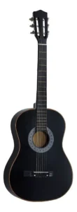 Violão clássico Queen's Conthey D13751 Para Destros Preta Verniz É Bom