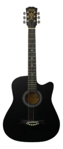 Violão Acústico Seven SV-17 Para Destros Dark Black Pau-rosa Fosco É Bom 