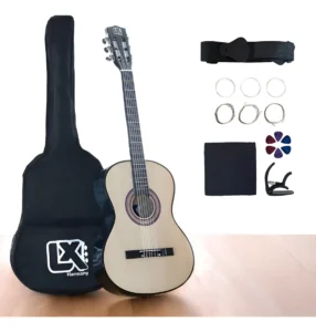 Violão Clássico Acústico 38 Cor Natural Kit Completo É Bom VEJA