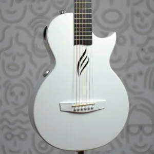 Violão Seizi Nova Go Smart Bluetooth Com Efeitos Cordas De Aço Eletroacústico Violão Inteligente E Bag White Satin É Bom