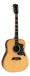 Violão acústico Michael Galaxy VM925DT para destros natural acetinado É Bom 
