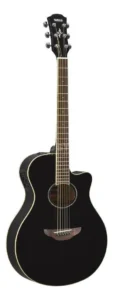 Violão eletroacústica Yamaha APX600 para destros black pau-rosa brilhante É Bom