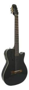 Violão eletroacústica Marquês VN-11 para destros black pau-rosa verniz fosco É Bom 