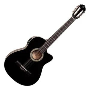 Violão Elétrico Giannini Nf14 Ceq Preto Nylon É Bom
