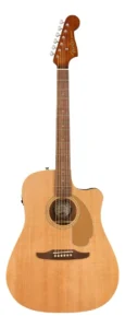 Violão eletroacústica Fender California Redondo Player para Destros Natural Satin É Bom