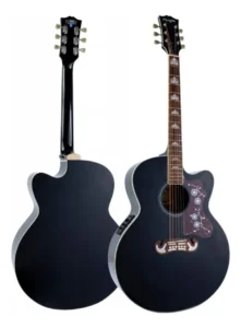 Violão Jumbo Marquês Va 209 Aço Com Captação Fishman Cor Va 209 Preto É Bom