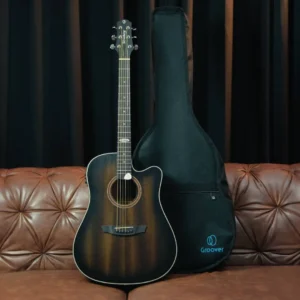 Kit Violão Strinberg Sd200c Tbs Folk Eletroacústico Tobacco Sunburst Cordas De Aço Afinador Embutido Palheta E Bag Groover É Bom