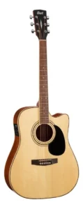 Violão eletroacústica Cort Standard AD880CE para destros natural acetinado laurel fosco É Bom