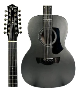 Violão 12 Cordas Tagima Azteca Xii Mdsvs Metallic Silver Cor Metallic Deep Silver Satin Material Do Diapasão Techwood Orientação Da Mão Destro É Bom